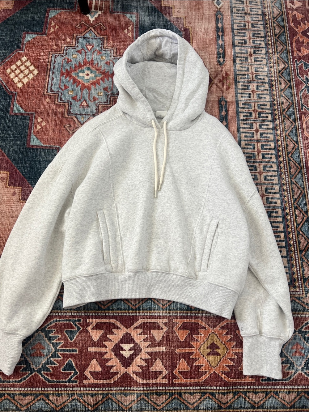 Aerie Offline Cloud Fleece Women's Light Gray Hoodie